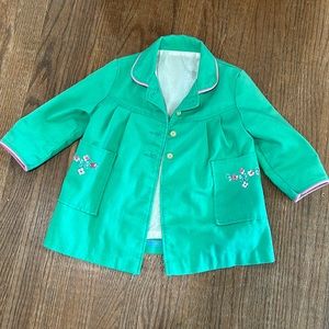 Vintage Casual Time Green Jacket